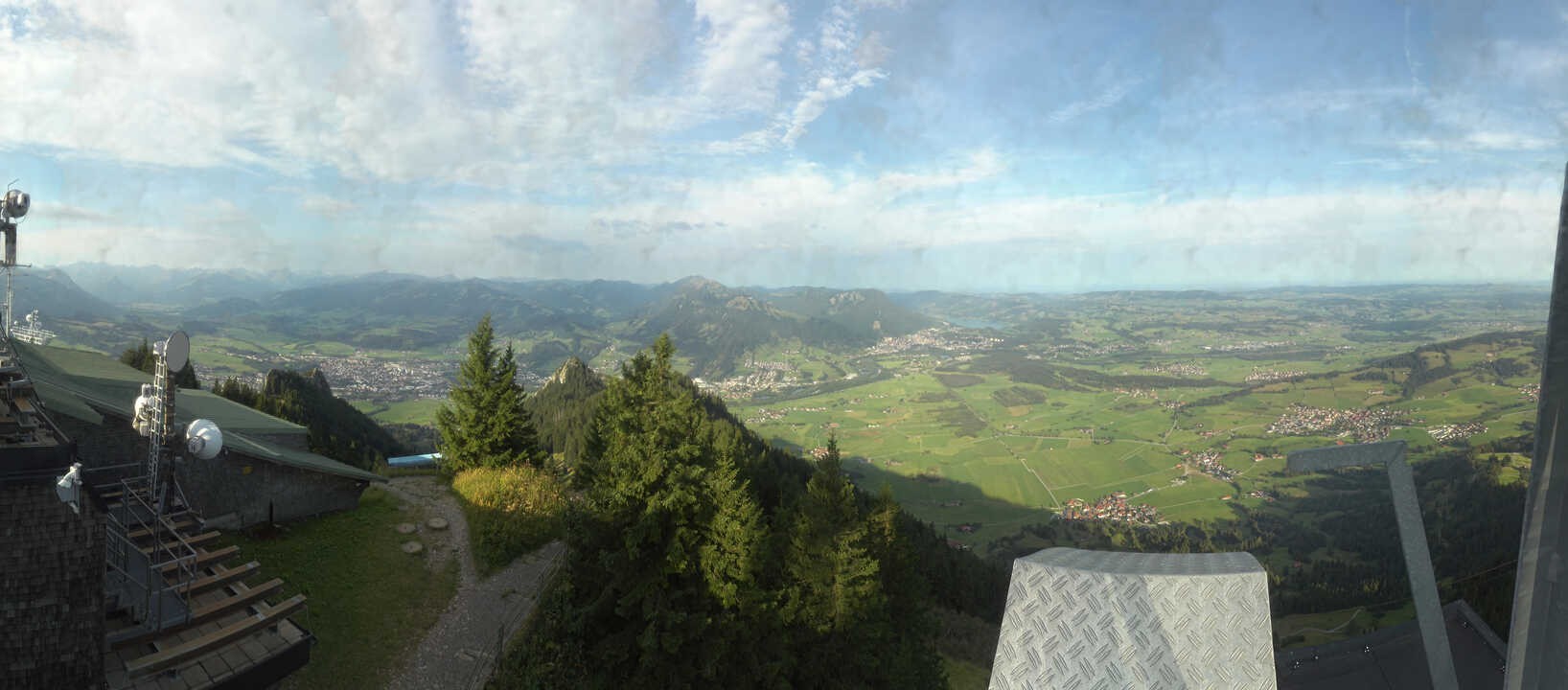 Archiv Foto Webcam Grünten - Ausblick auf Sonthofen und Immenstadt