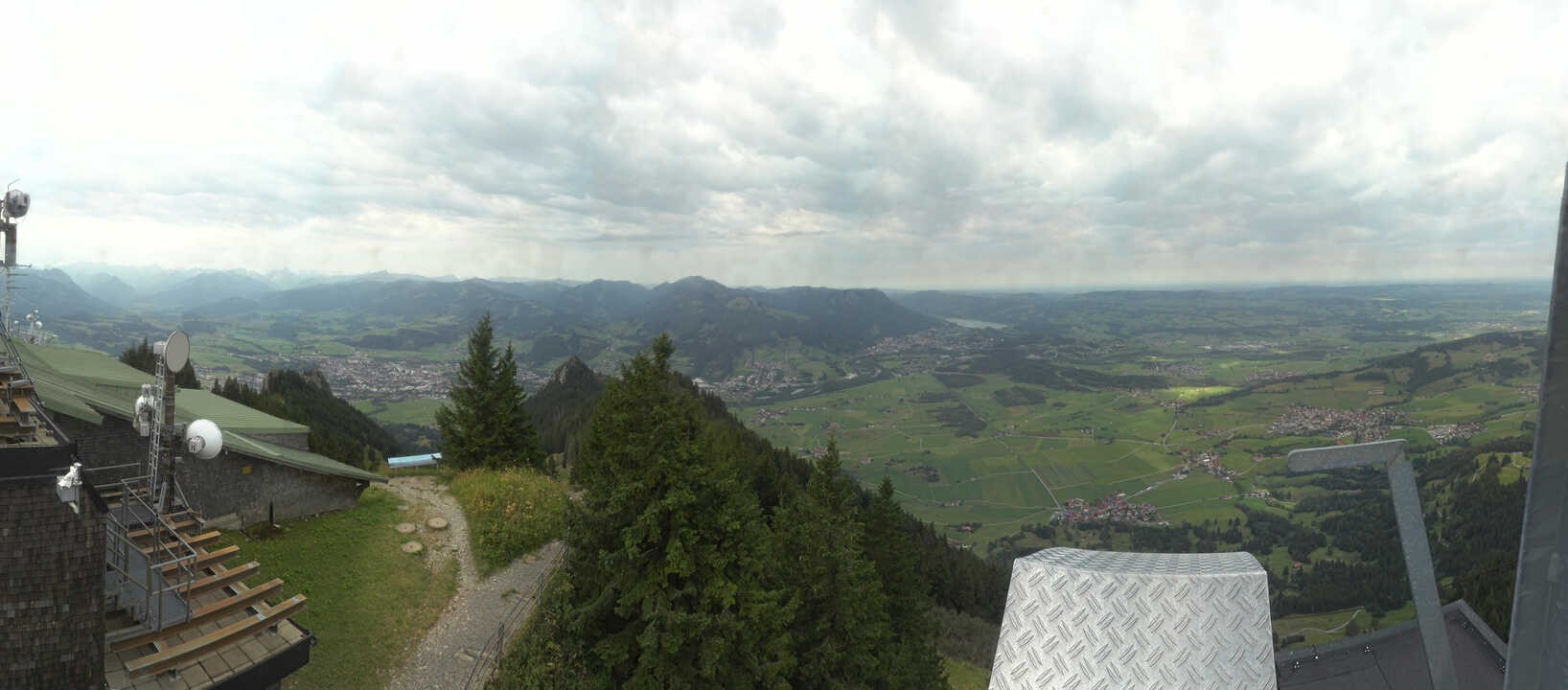 Archiv Foto Webcam Grünten - Ausblick auf Sonthofen und Immenstadt