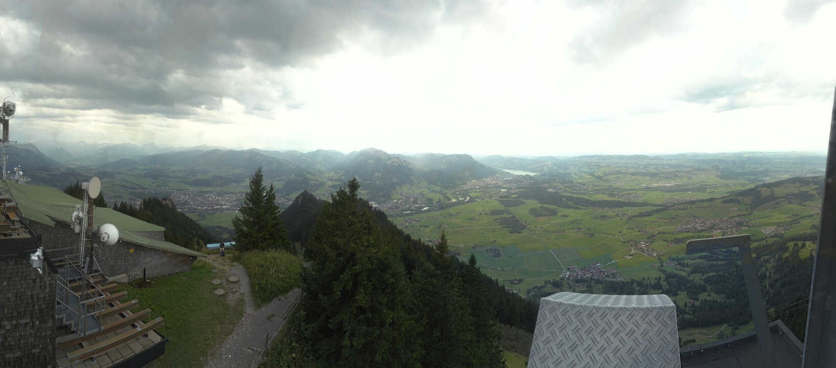 Archiv Foto Webcam Grünten - Ausblick auf Sonthofen und Immenstadt