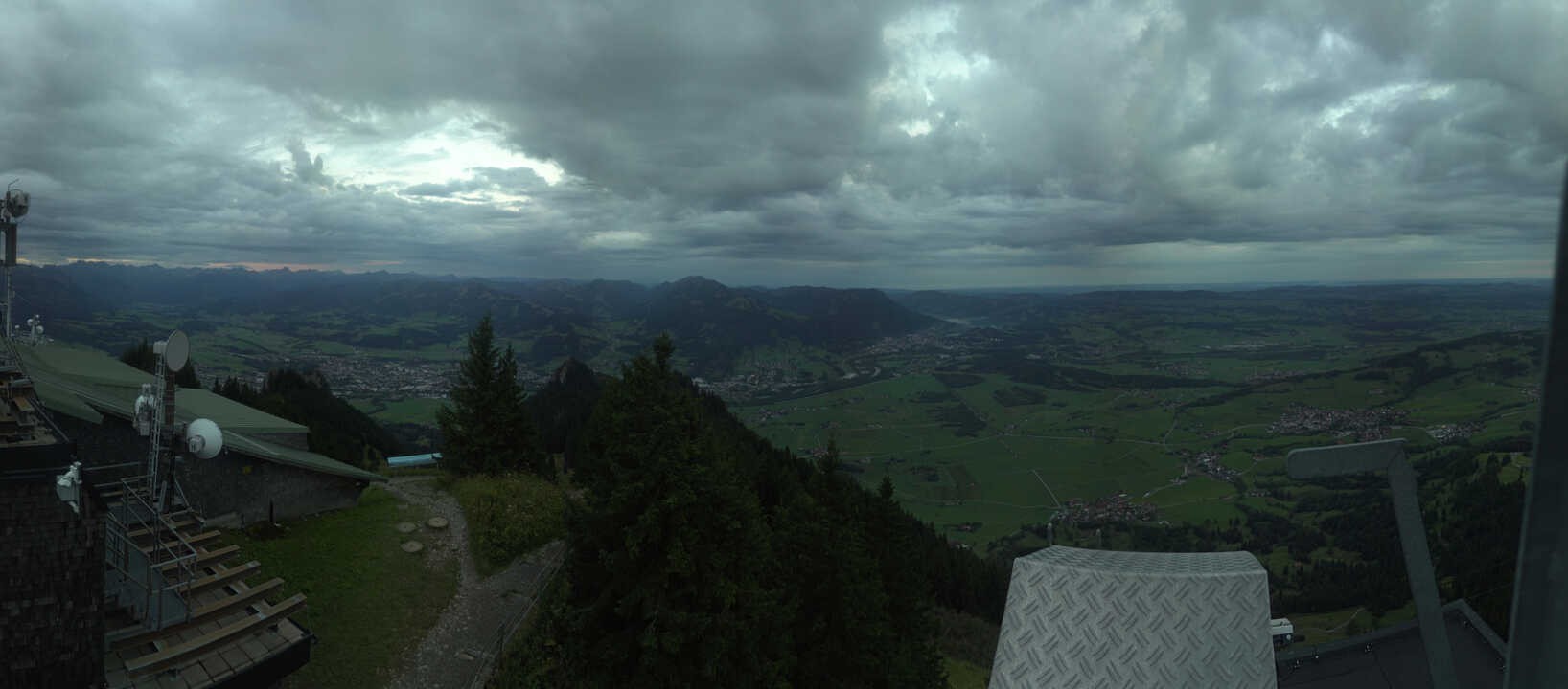 Archived image Webcam Grünten - View over Sonthofen and Immenstadt
