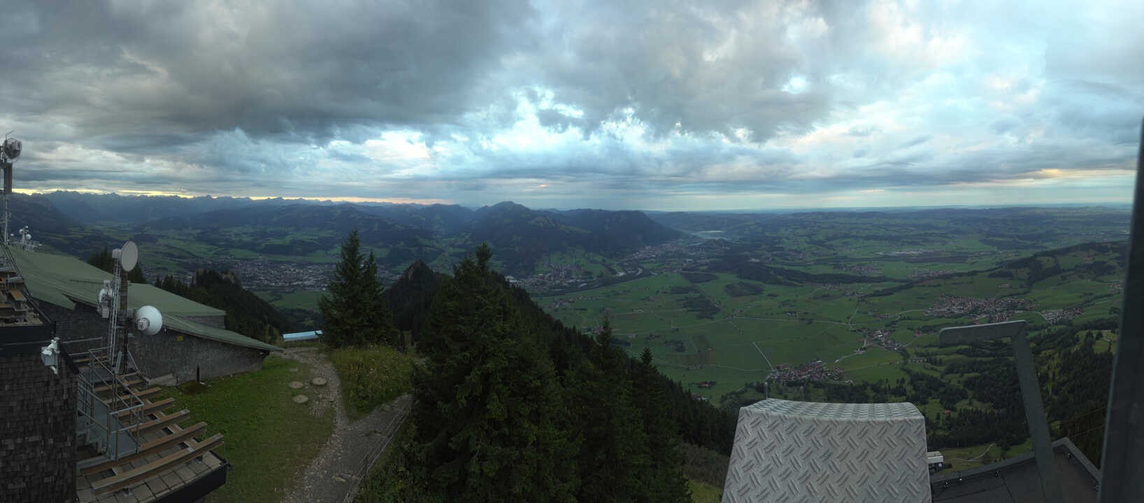 Archived image Webcam Grünten - View over Sonthofen and Immenstadt