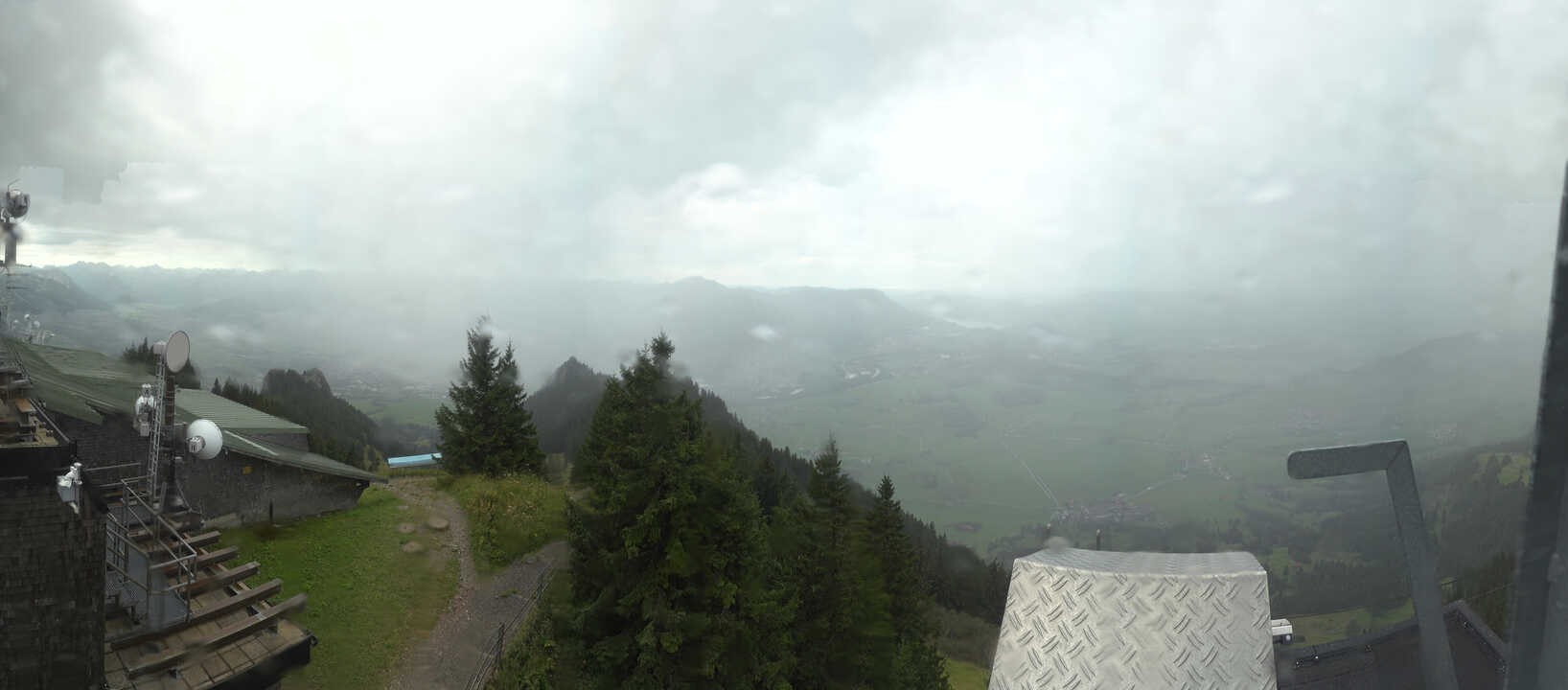 Archived image Webcam Grünten - View over Sonthofen and Immenstadt