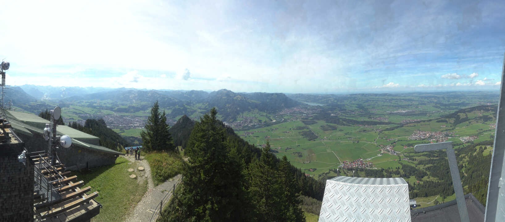 Archived image Webcam Grünten - View over Sonthofen and Immenstadt