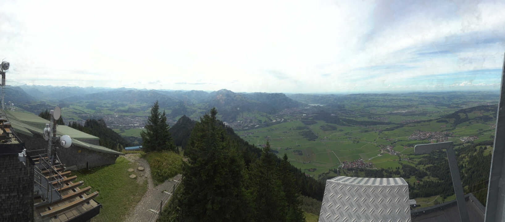 Archived image Webcam Grünten - View over Sonthofen and Immenstadt