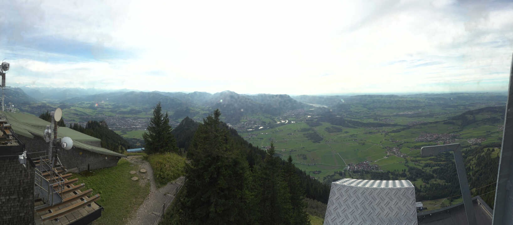 Archived image Webcam Grünten - View over Sonthofen and Immenstadt