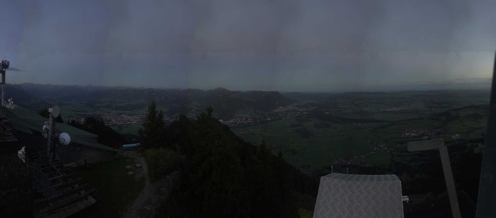 Archiv Foto Webcam Grünten - Ausblick auf Sonthofen und Immenstadt