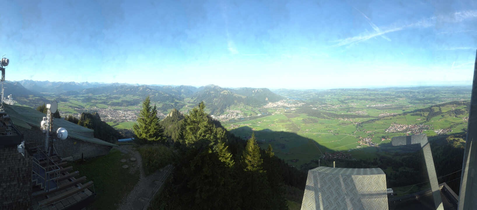Archiv Foto Webcam Grünten - Ausblick auf Sonthofen und Immenstadt