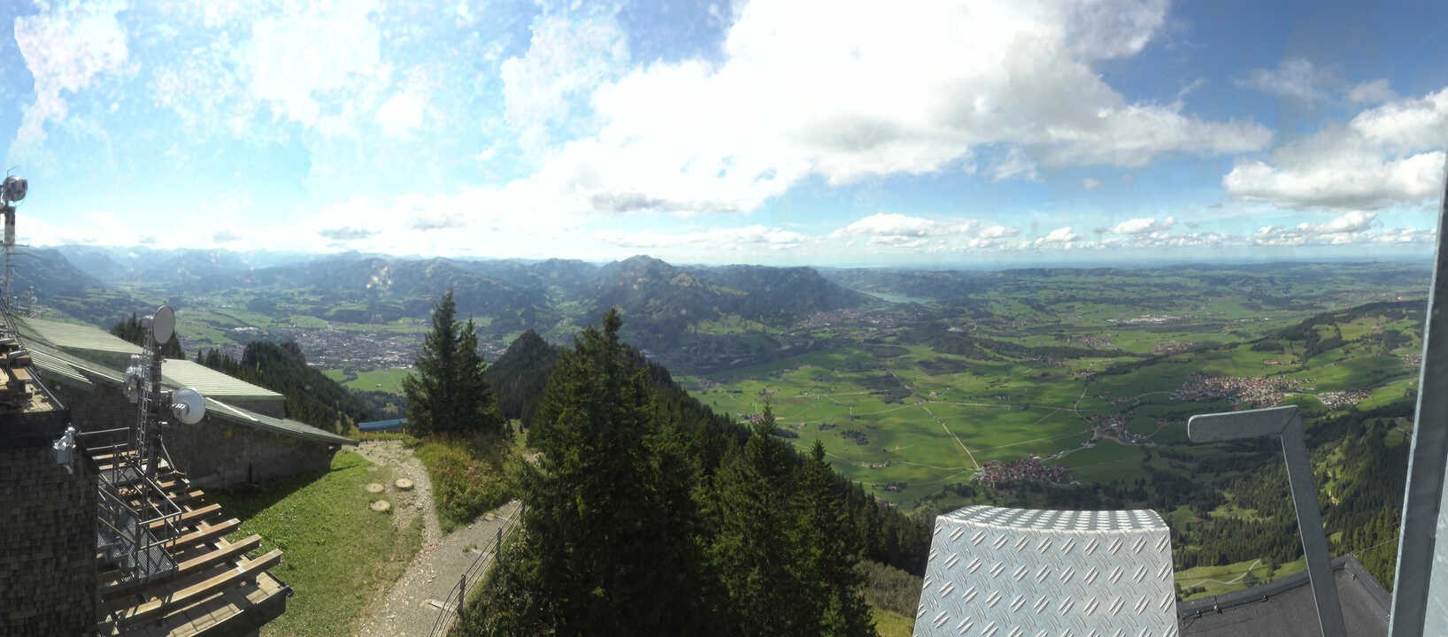 Archiv Foto Webcam Grünten - Ausblick auf Sonthofen und Immenstadt
