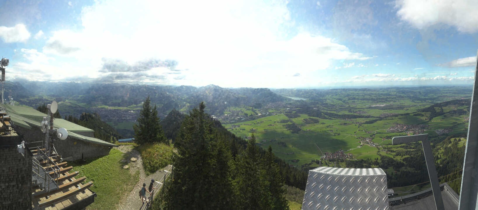 Archiv Foto Webcam Grünten - Ausblick auf Sonthofen und Immenstadt