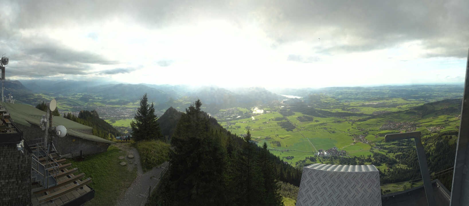 Archiv Foto Webcam Grünten - Ausblick auf Sonthofen und Immenstadt