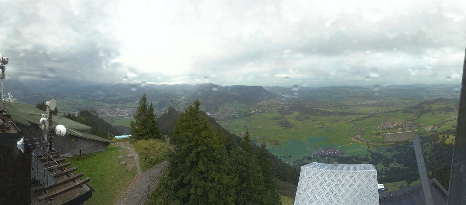 Archiv Foto Webcam Grünten - Ausblick auf Sonthofen und Immenstadt