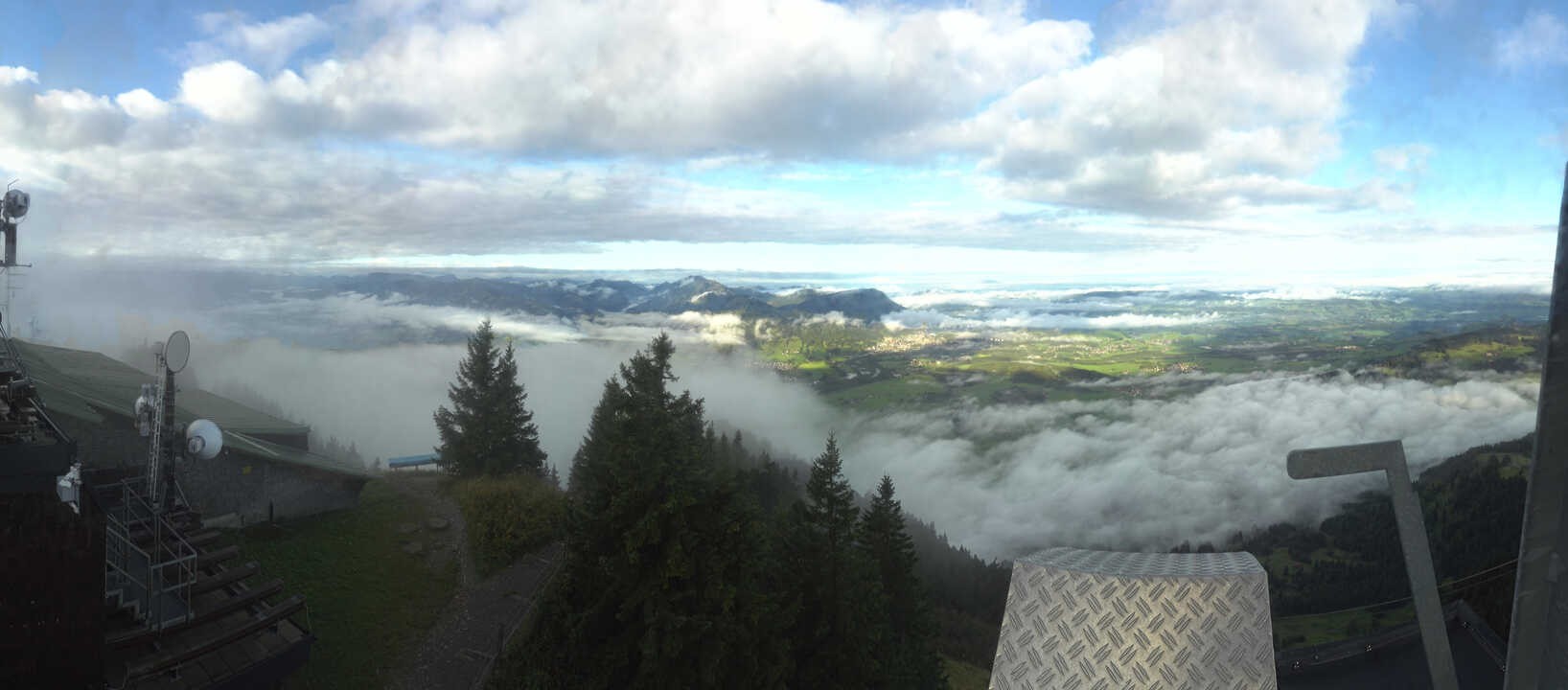 Archiv Foto Webcam Grünten - Ausblick auf Sonthofen und Immenstadt