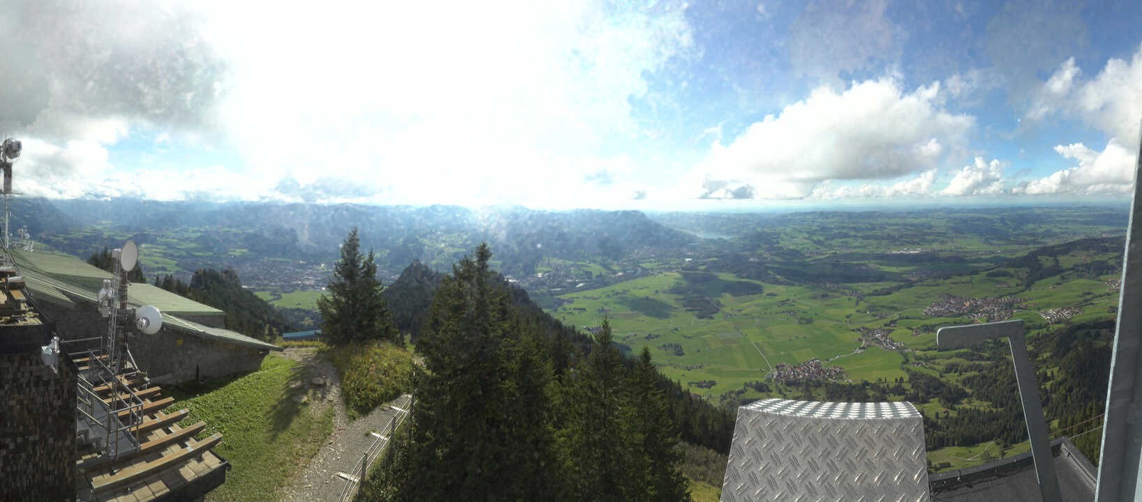 Archiv Foto Webcam Grünten - Ausblick auf Sonthofen und Immenstadt