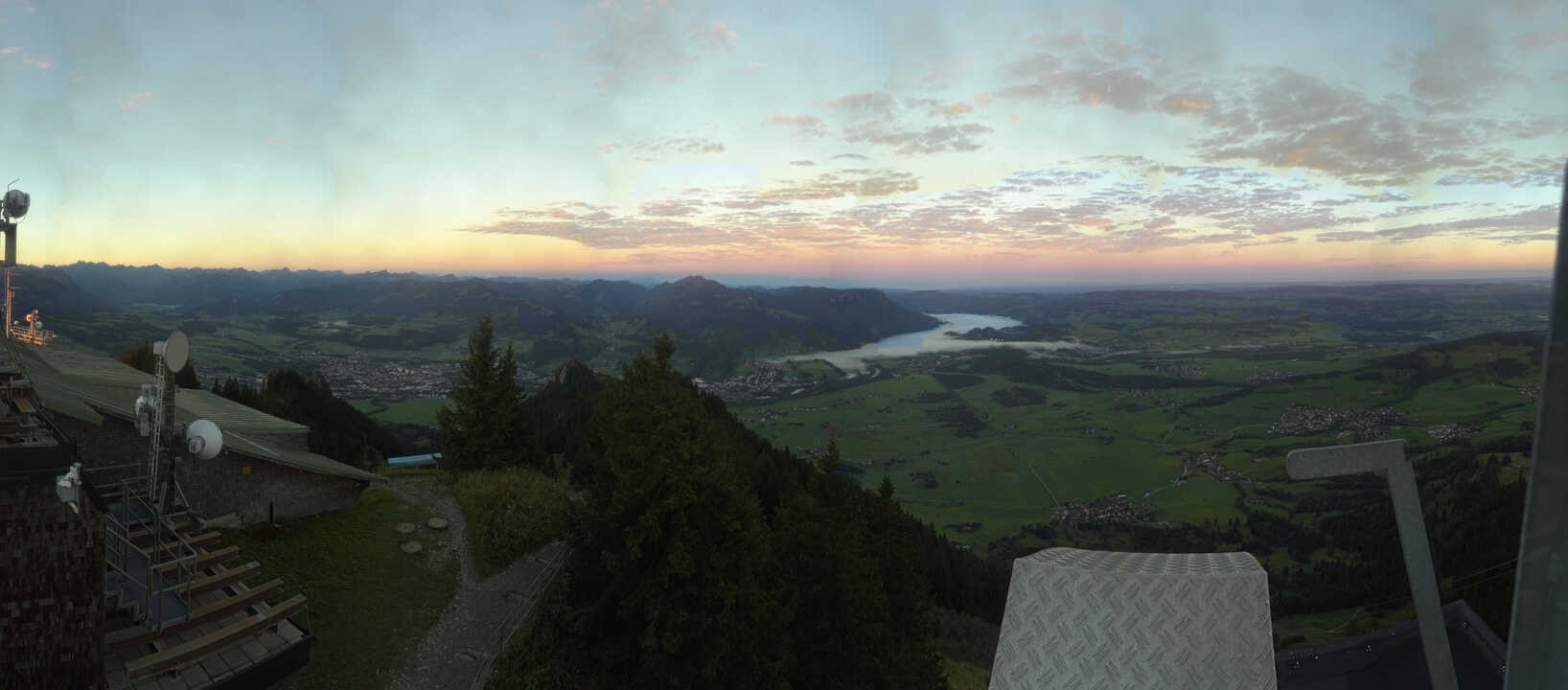 Archiv Foto Webcam Grünten - Ausblick auf Sonthofen und Immenstadt