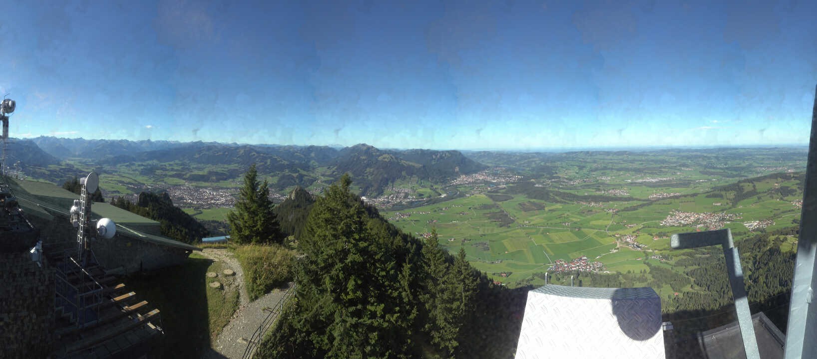 Archiv Foto Webcam Grünten - Ausblick auf Sonthofen und Immenstadt