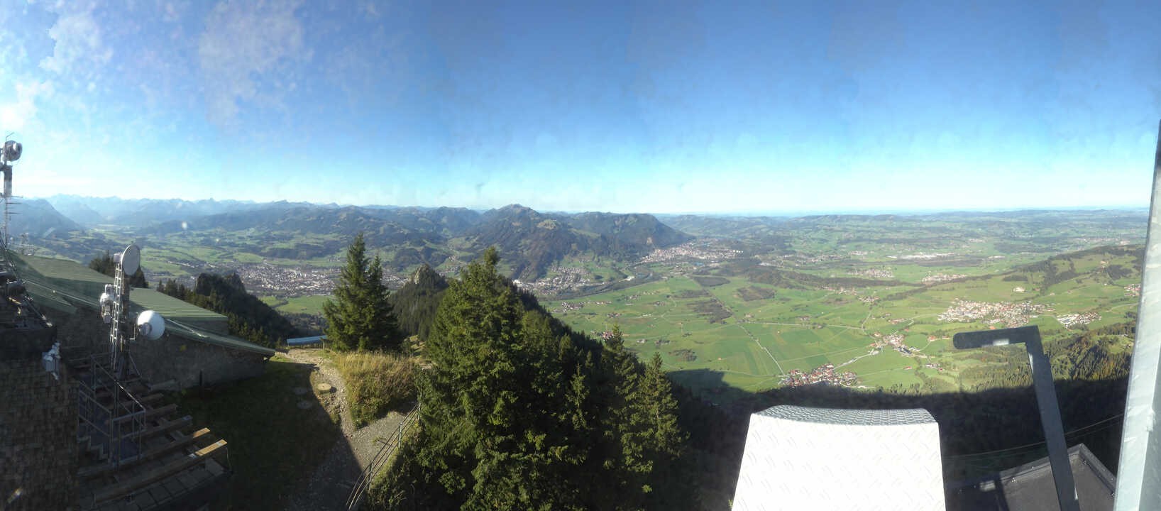 Archiv Foto Webcam Grünten - Ausblick auf Sonthofen und Immenstadt