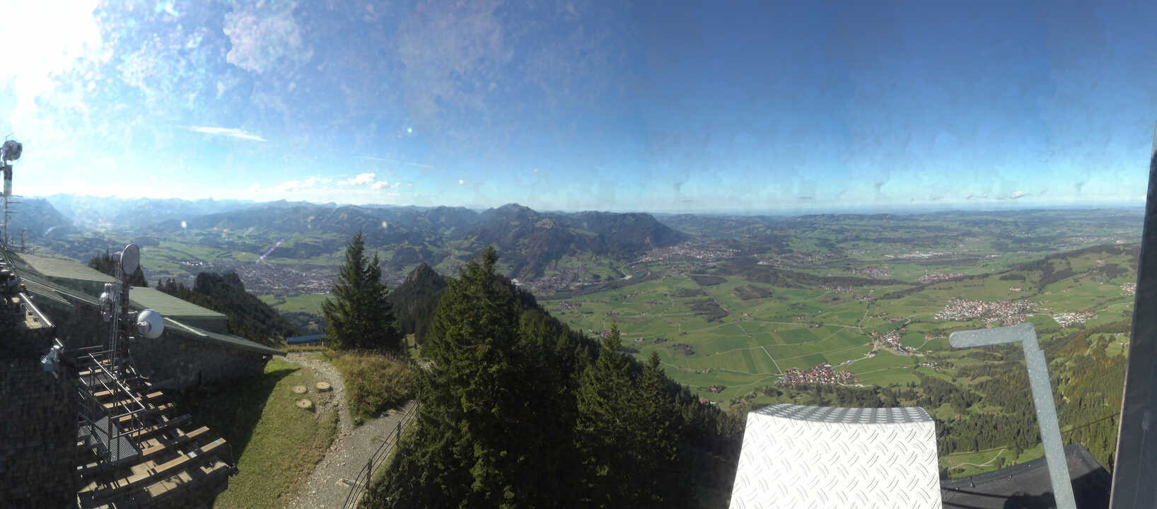 Archiv Foto Webcam Grünten - Ausblick auf Sonthofen und Immenstadt