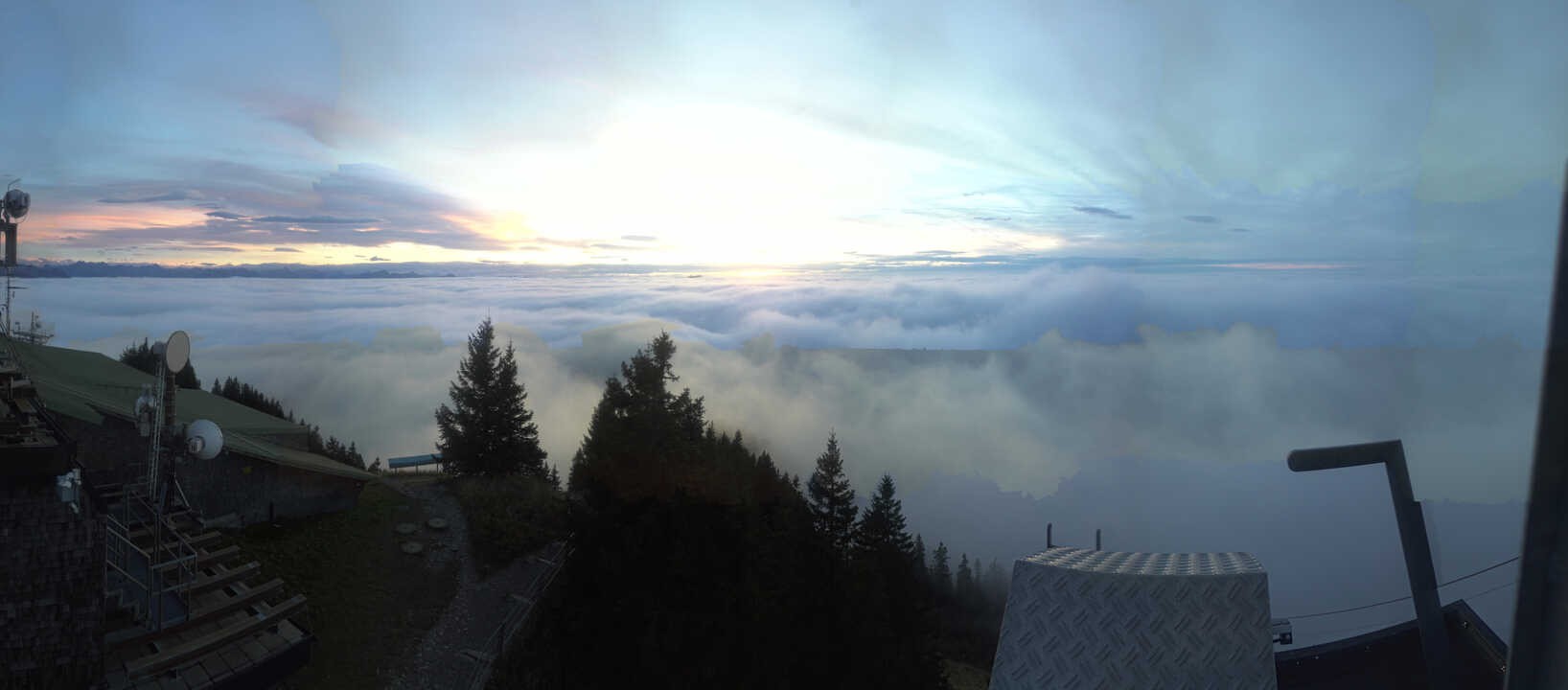 Archiv Foto Webcam Grünten - Ausblick auf Sonthofen und Immenstadt