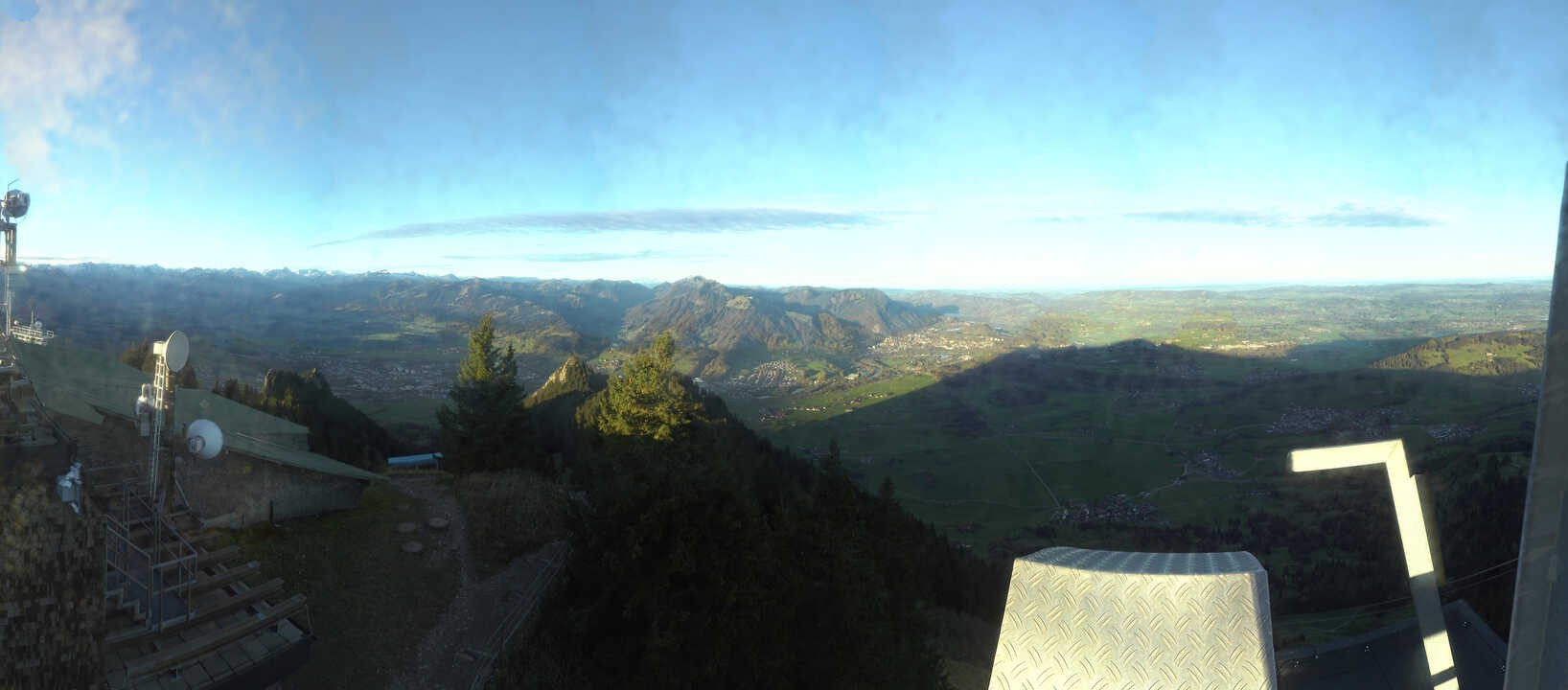 Archiv Foto Webcam Grünten - Ausblick auf Sonthofen und Immenstadt