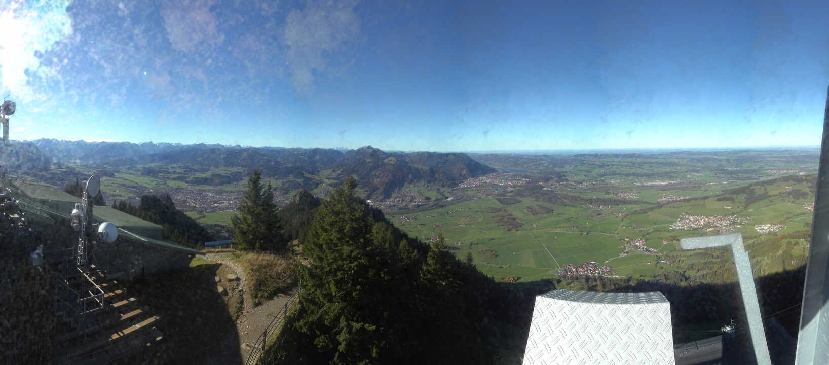 Archiv Foto Webcam Grünten - Ausblick auf Sonthofen und Immenstadt
