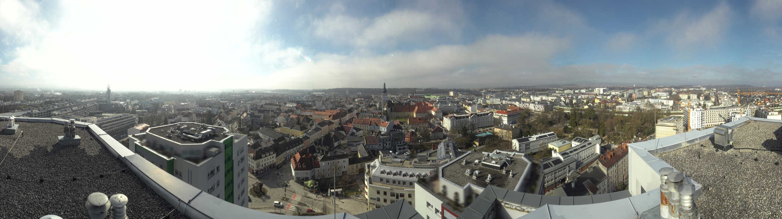 Archiv Foto Webcam St. Pölten - Blick über die Stadt