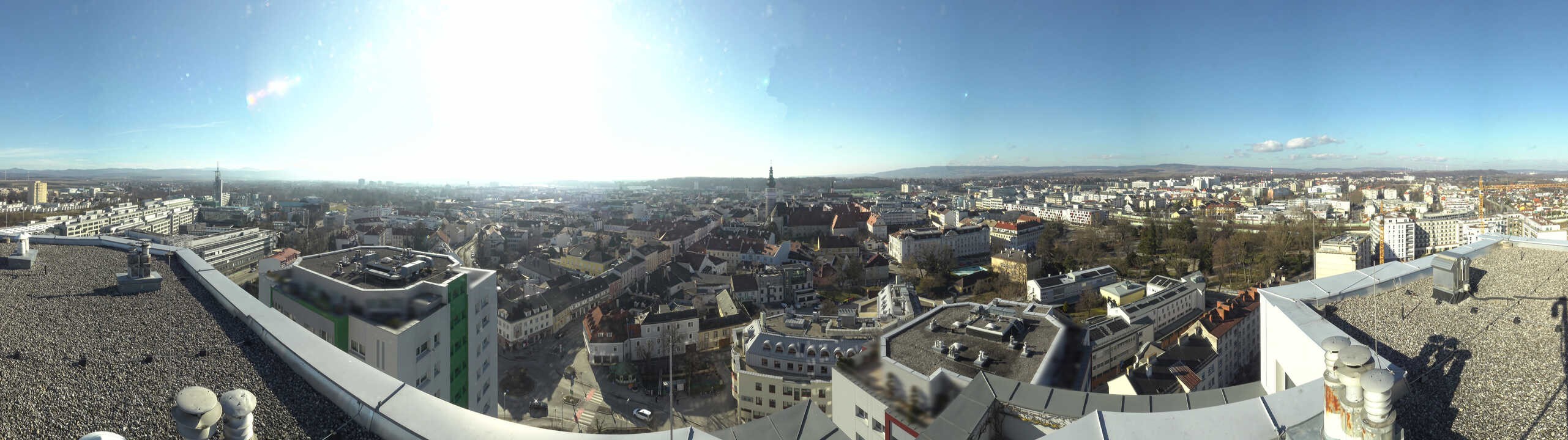 Archiv Foto Webcam St. Pölten - Blick über die Stadt