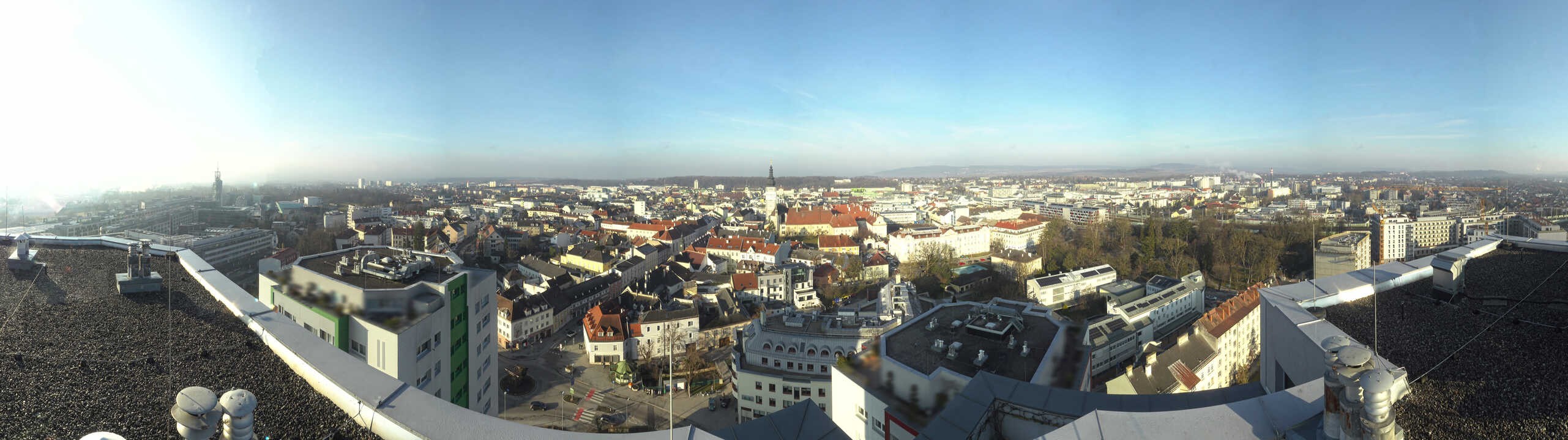 Archived image Webcam St. Pölten - View over the city
