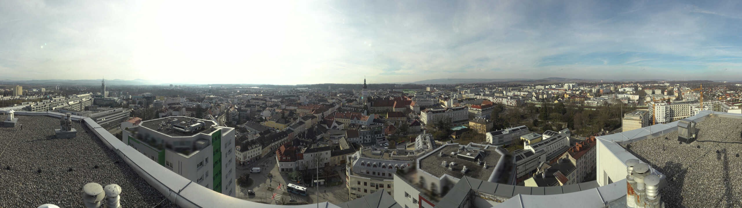 Archived image Webcam St. Pölten - View over the city