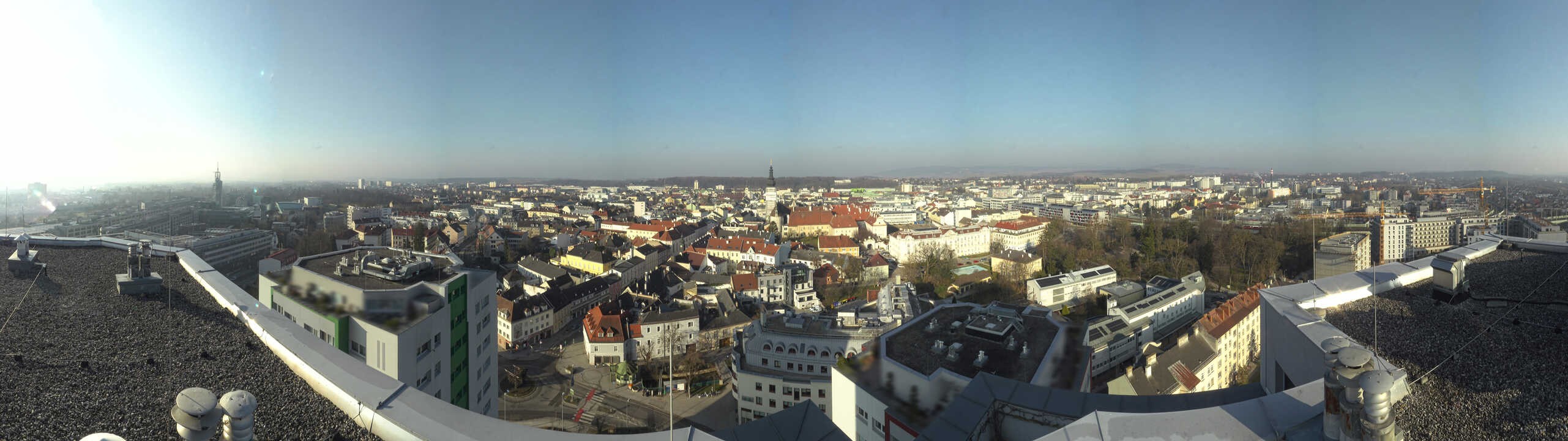 Archiv Foto Webcam St. Pölten - Blick über die Stadt