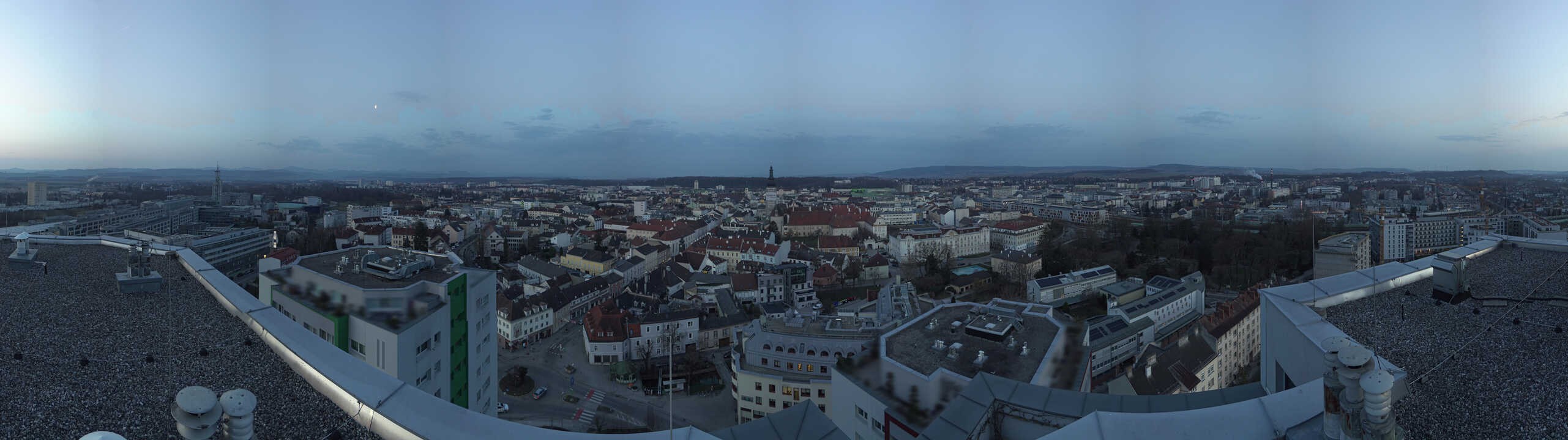 Archiv Foto Webcam St. Pölten - Blick über die Stadt