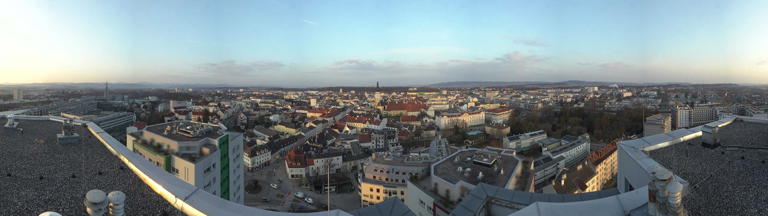 Archiv Foto Webcam St. Pölten - Blick über die Stadt