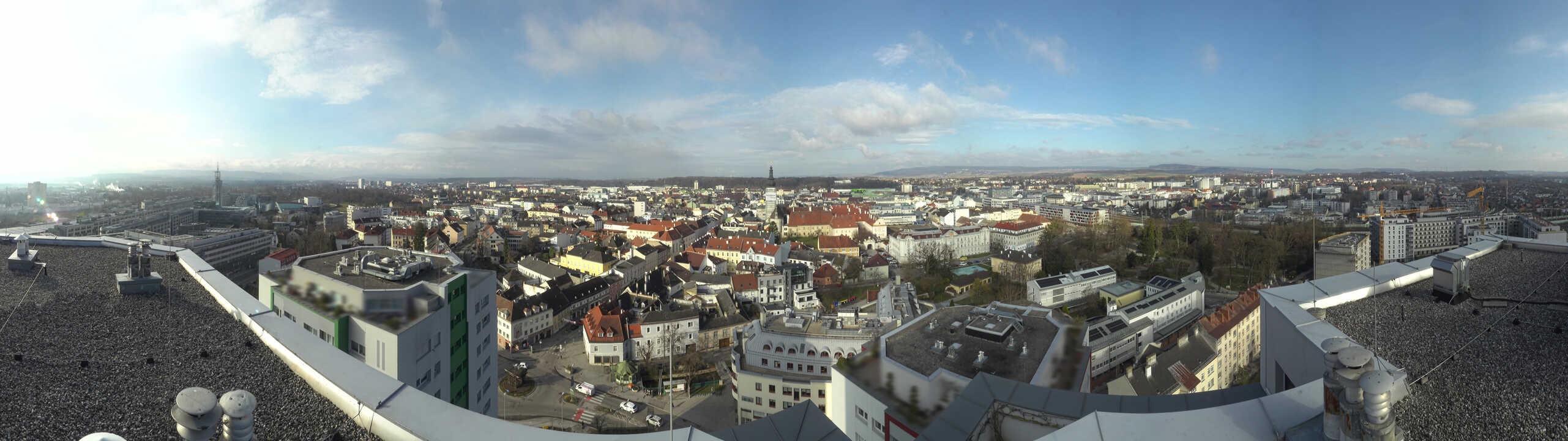 Archiv Foto Webcam St. Pölten - Blick über die Stadt