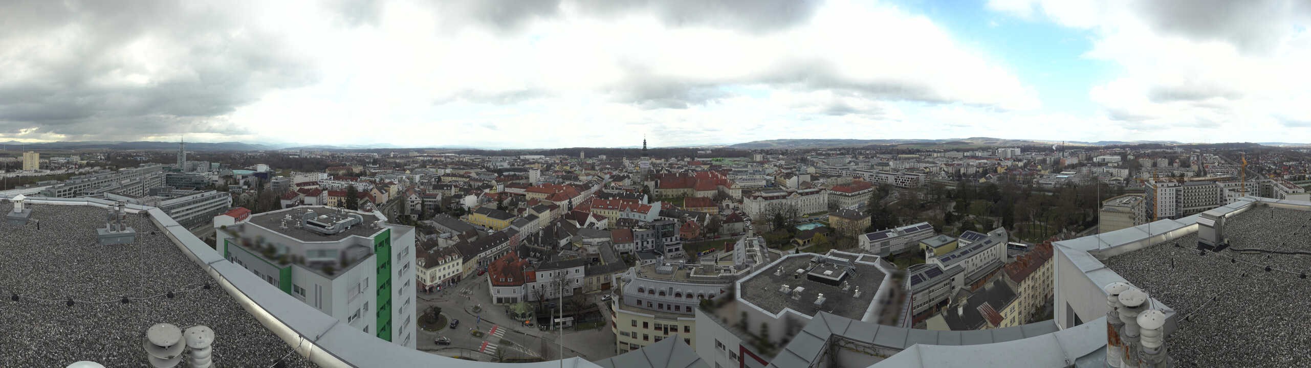 Archiv Foto Webcam St. Pölten - Blick über die Stadt
