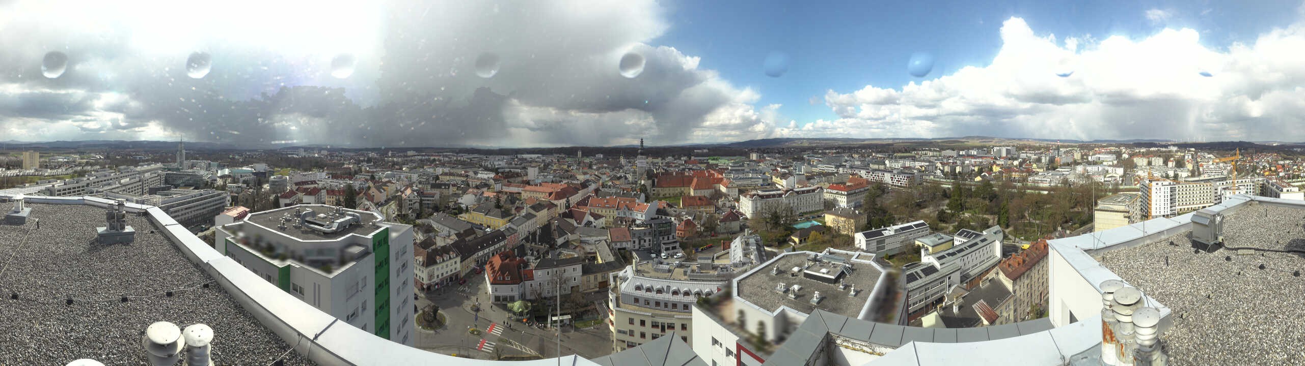 Archiv Foto Webcam St. Pölten - Blick über die Stadt