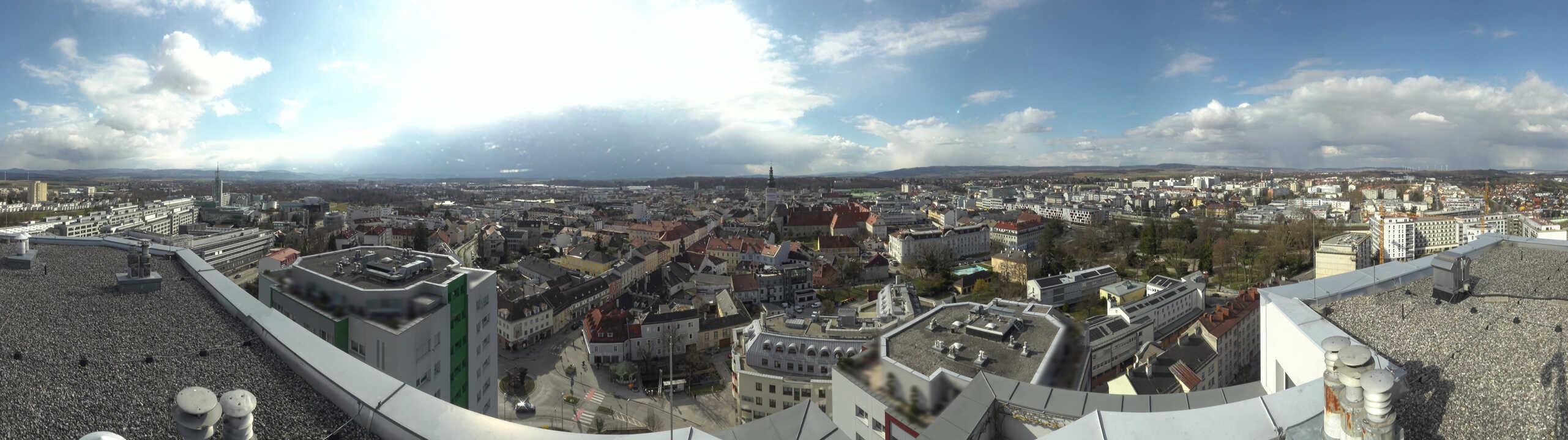 Archiv Foto Webcam St. Pölten - Blick über die Stadt