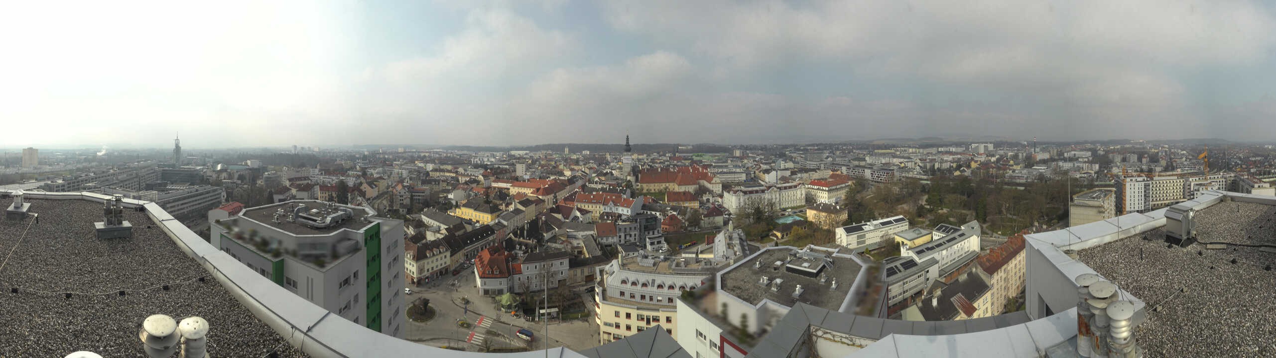 Archiv Foto Webcam St. Pölten - Blick über die Stadt