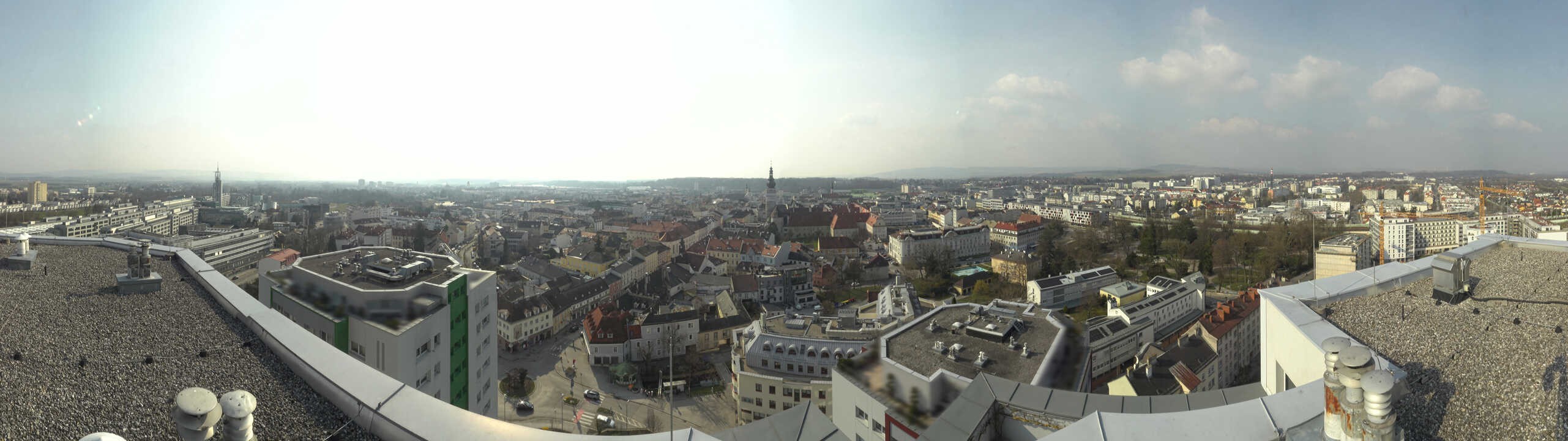 Archiv Foto Webcam St. Pölten - Blick über die Stadt