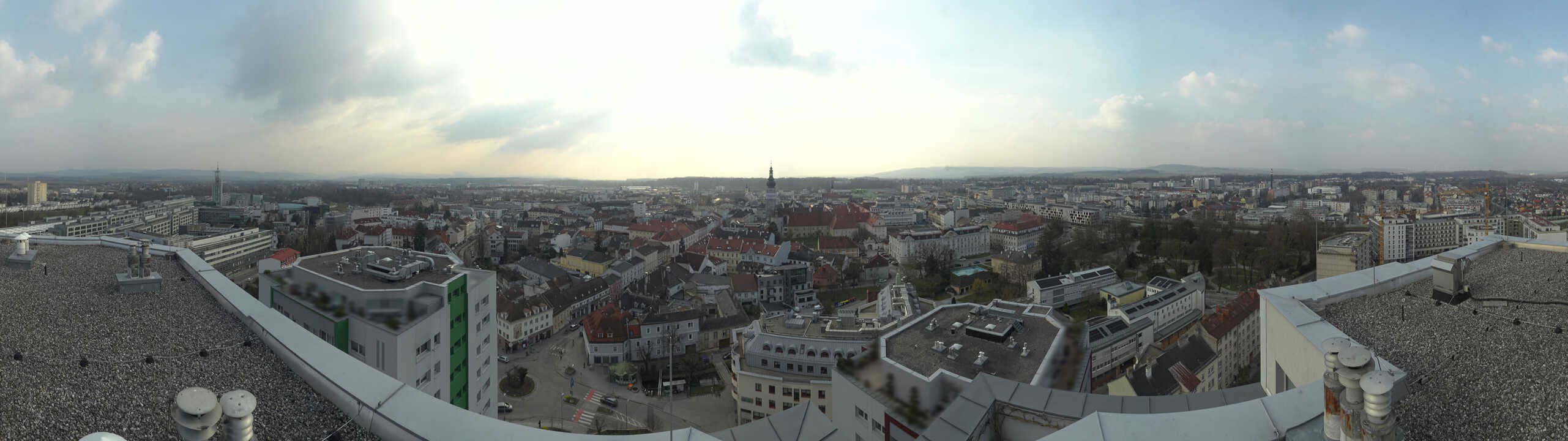 Archiv Foto Webcam St. Pölten - Blick über die Stadt