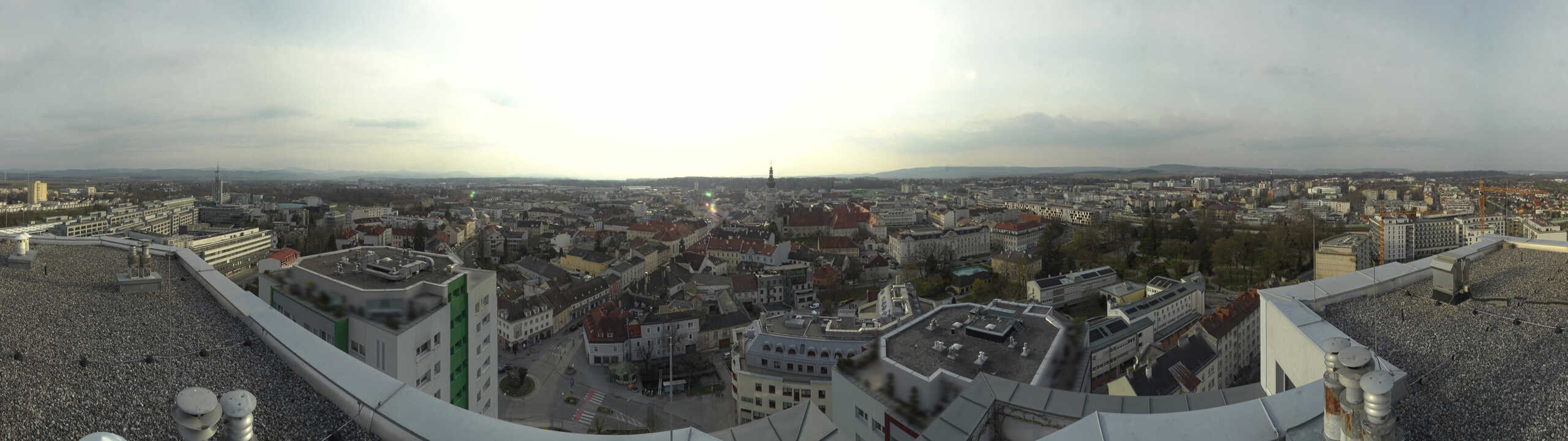 Archived image Webcam St. Pölten - View over the city