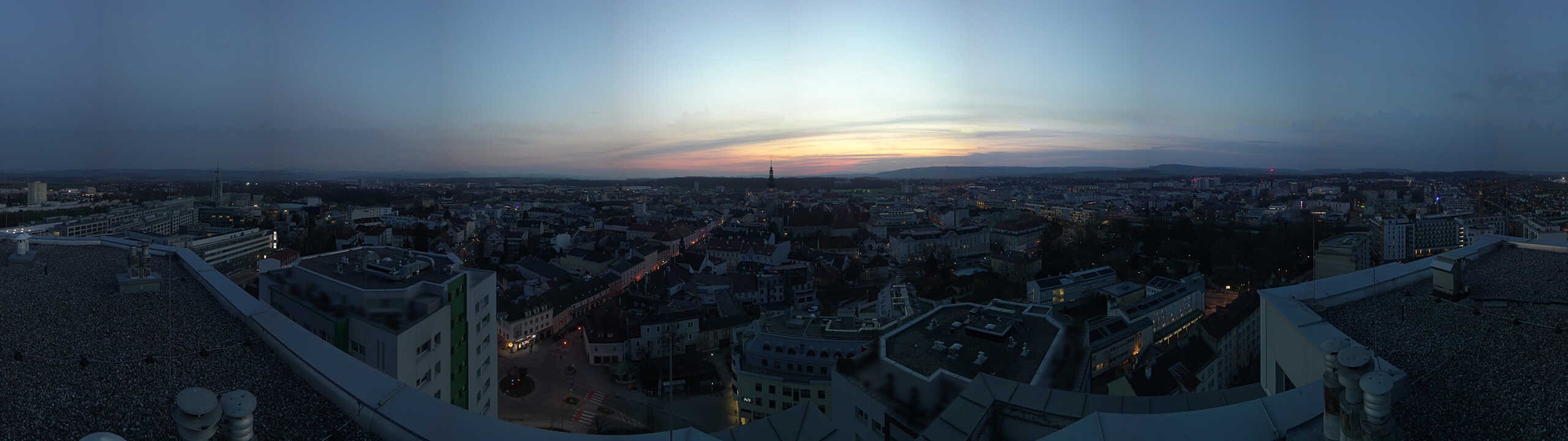 Archived image Webcam St. Pölten - View over the city