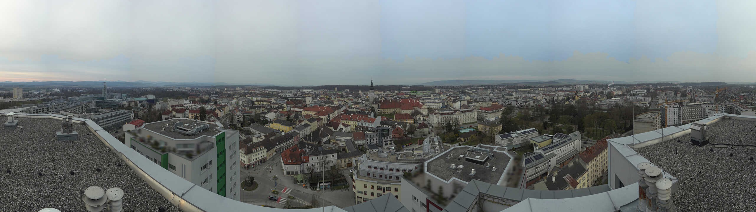 Archiv Foto Webcam St. Pölten - Blick über die Stadt