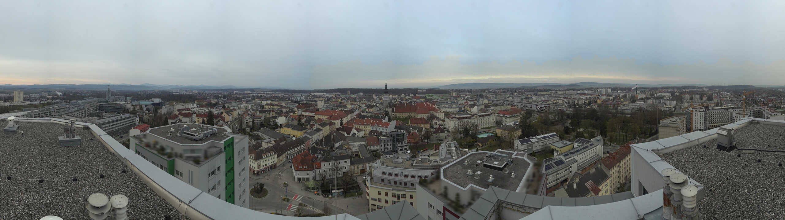 Archiv Foto Webcam St. Pölten - Blick über die Stadt