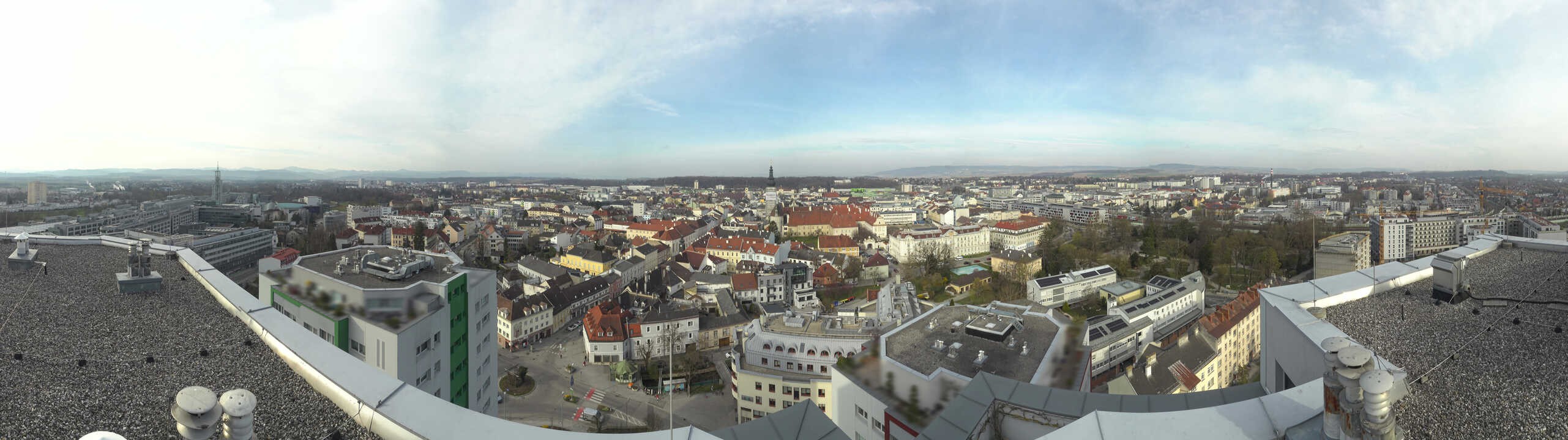 Archiv Foto Webcam St. Pölten - Blick über die Stadt