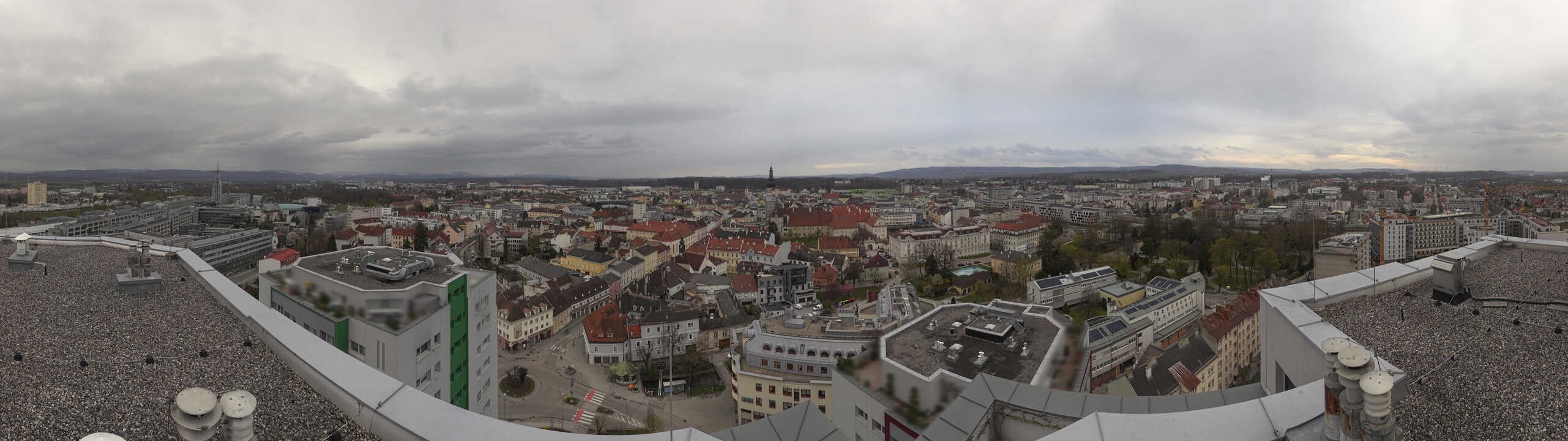 Archiv Foto Webcam St. Pölten - Blick über die Stadt