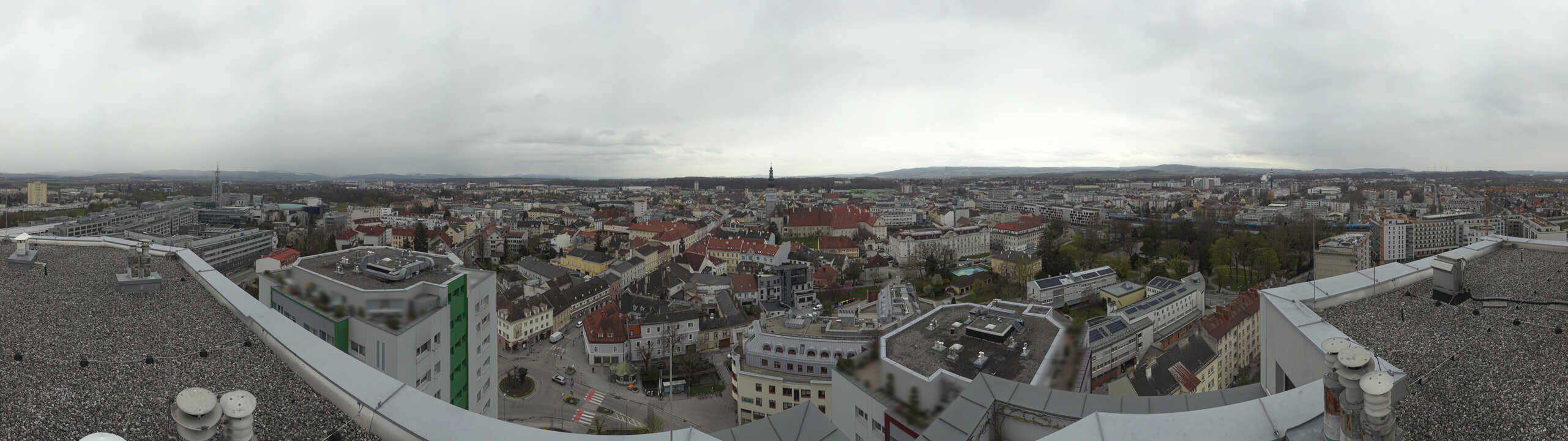 Archiv Foto Webcam St. Pölten - Blick über die Stadt