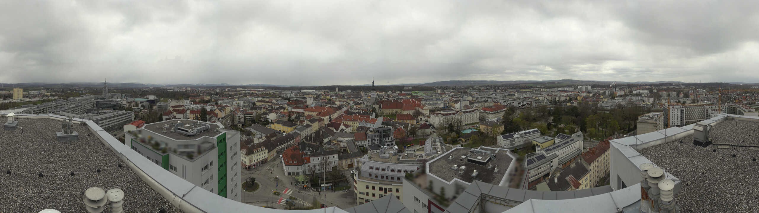 Archiv Foto Webcam St. Pölten - Blick über die Stadt