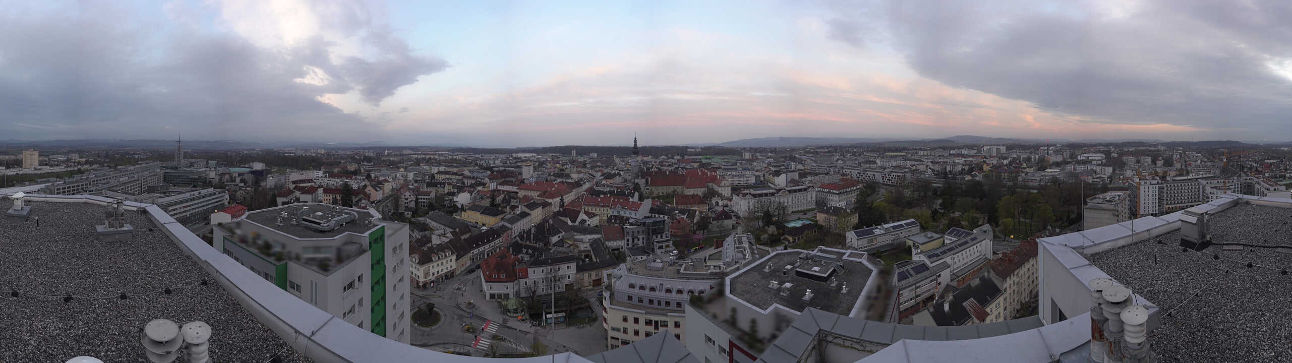 Archiv Foto Webcam St. Pölten - Blick über die Stadt