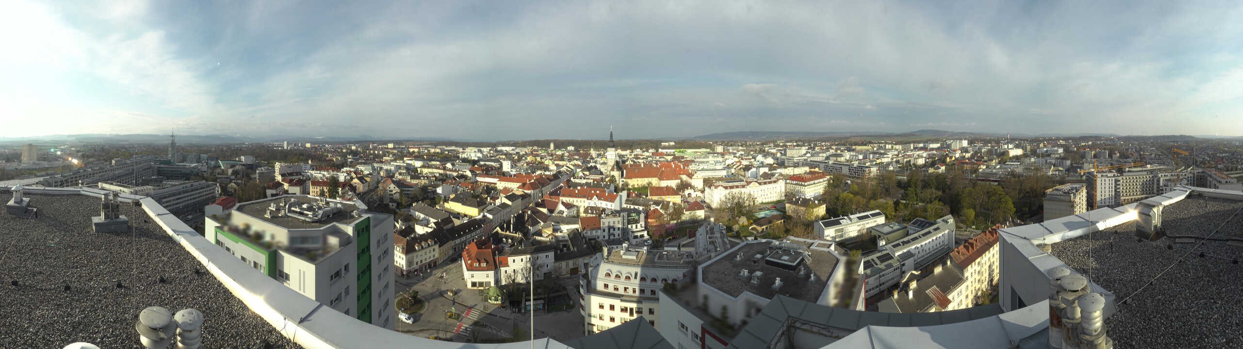 Archiv Foto Webcam St. Pölten - Blick über die Stadt