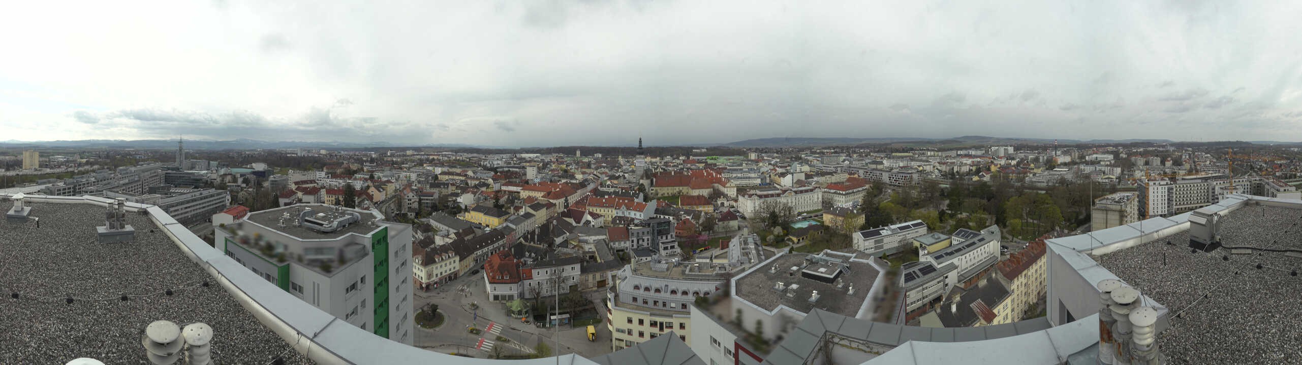Archiv Foto Webcam St. Pölten - Blick über die Stadt