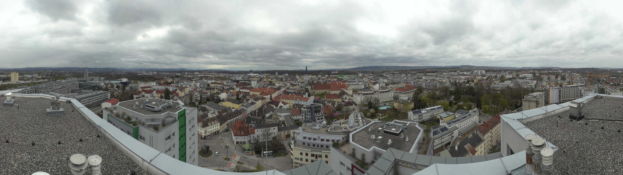 Archiv Foto Webcam St. Pölten - Blick über die Stadt